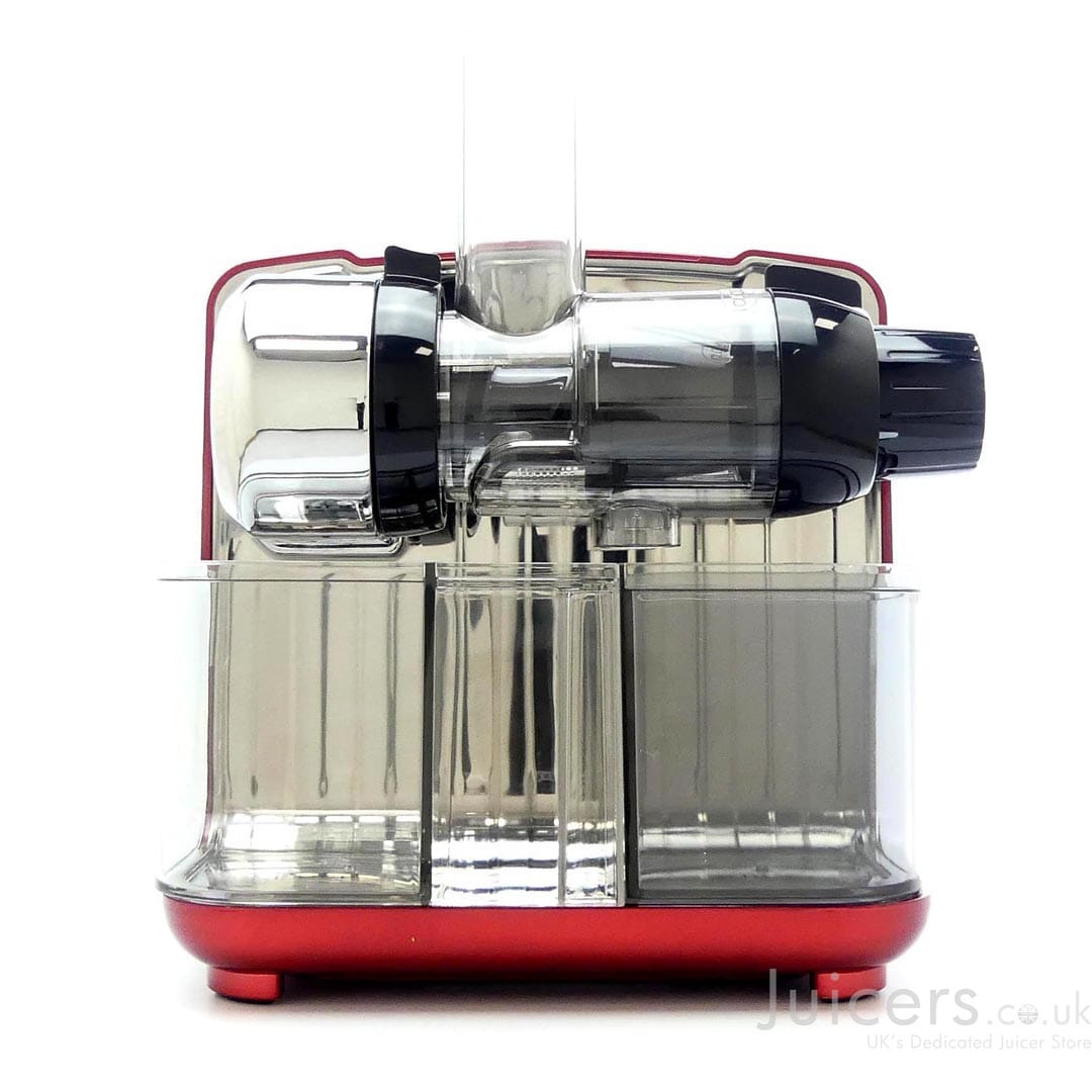 Omega CUBE300 Horizontal Slow Juicer in Red - Omega Juicers UK